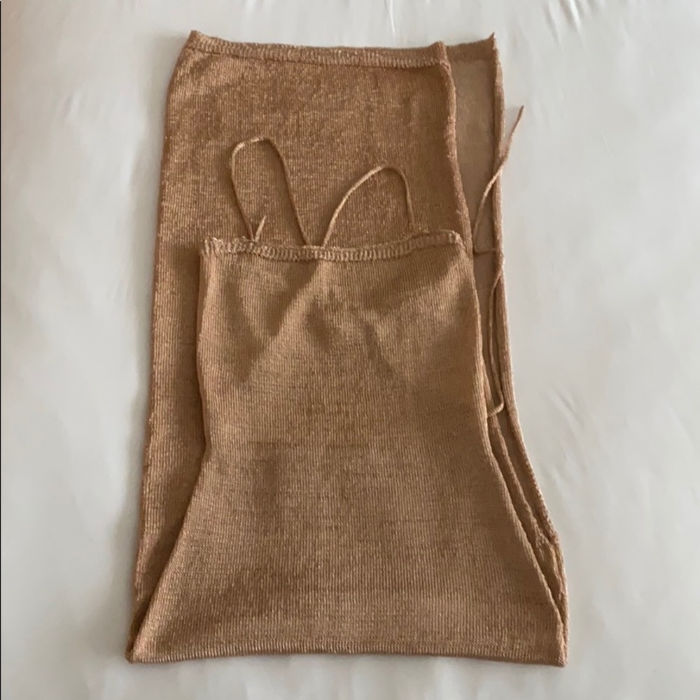 Lover & friends dress rose gold in Xs